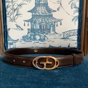 Gucci Belt • Brown • Gold & Silver Buckle